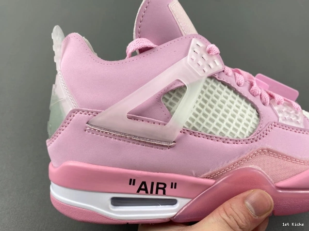 4 X OFF-WHITE JORDAN PINK 0813